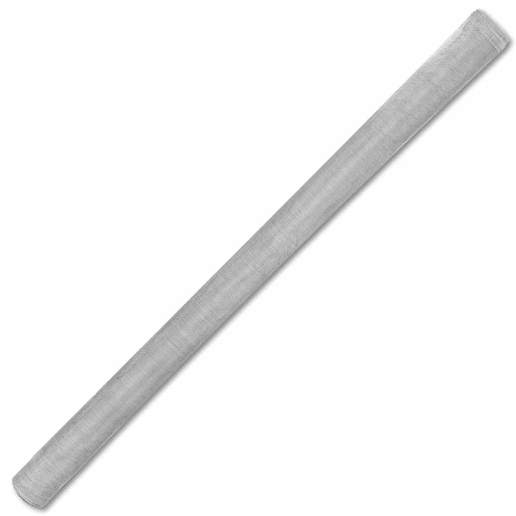 Aluminum Mesh Screen 39.4x196.9 Inches Silver M390