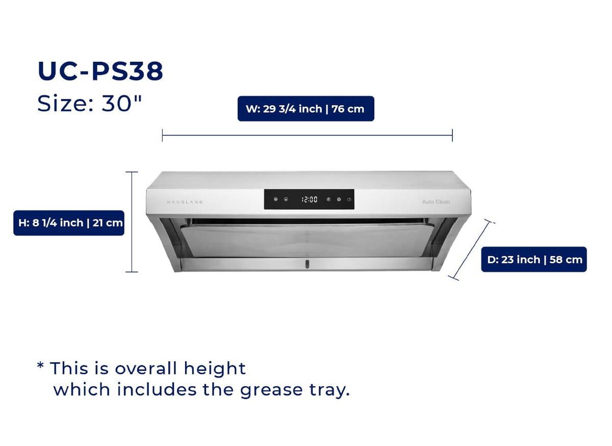 30 Inch Ducted Under Cabinet Range Hood P63800