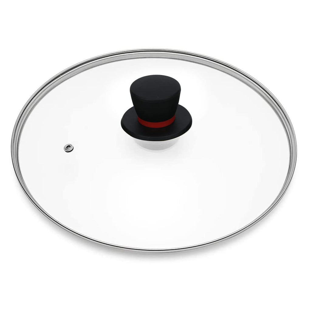 10.25 Inch Tempered Glass Lid with Steam Vent Y11831