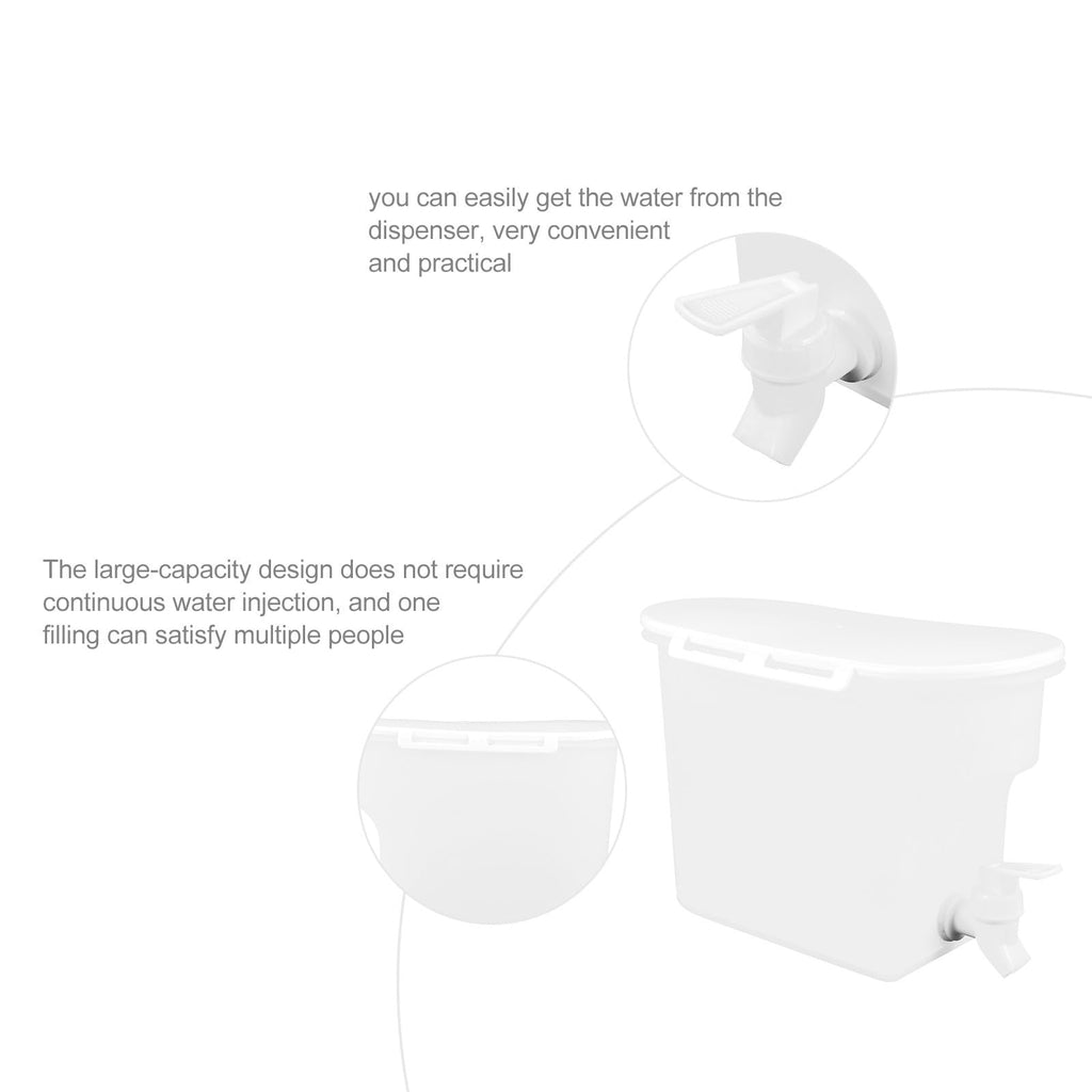 Large-capacity Heat-resistant Pp Cold Water Jug with Faucet M270