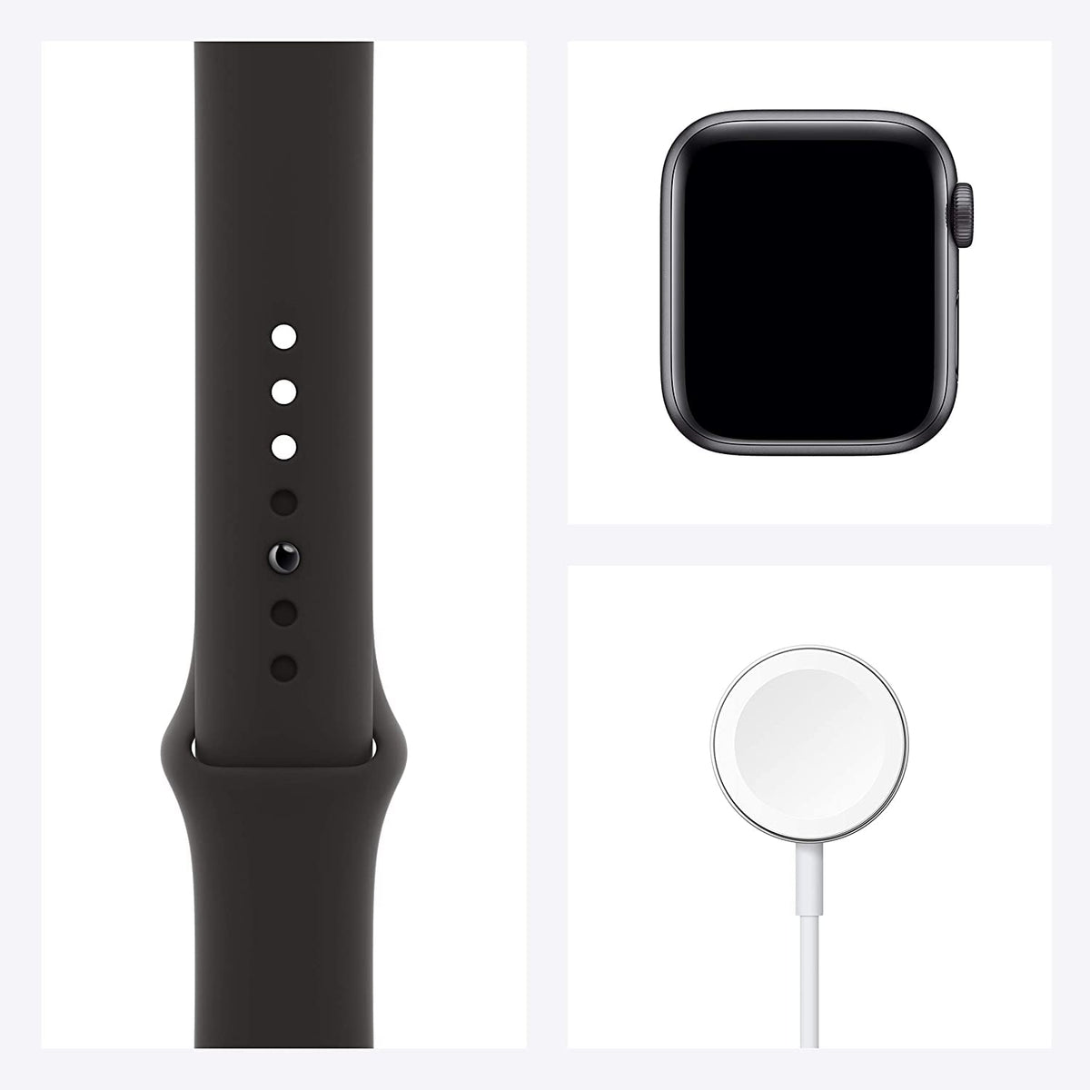 Space Gray Aluminum Case with Black Sport Band F86533