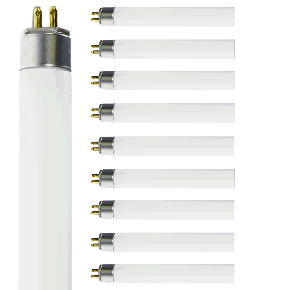 14W 4100K Cool White T5 Fluorescent Bulb 24 Inch G5 Bipin Base Pack of 10 F526