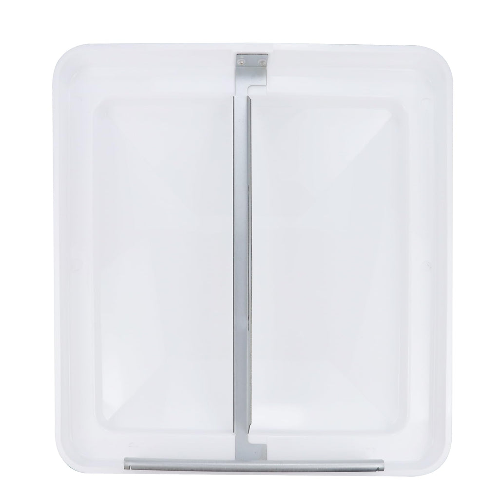 14" White Plastic Square RV Roof Vent Cover X846
