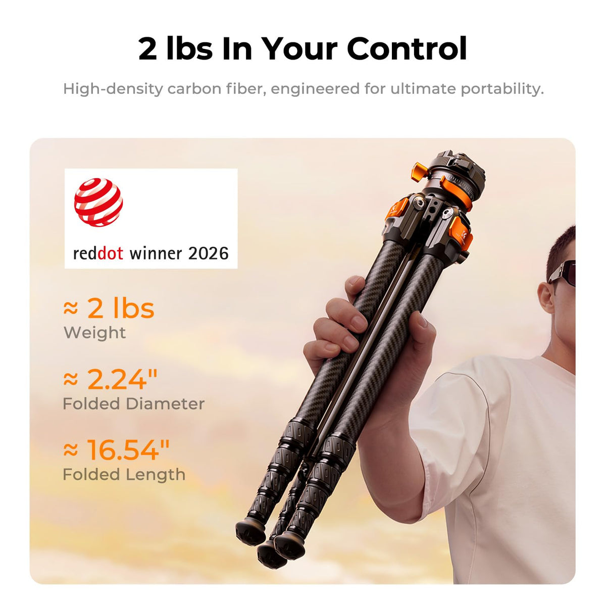 Carbon Fiber Travel Tripod X759