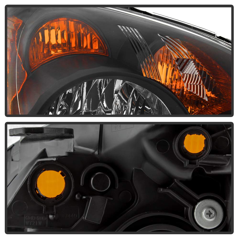 Black Headlights Replacement Pair Set H25691