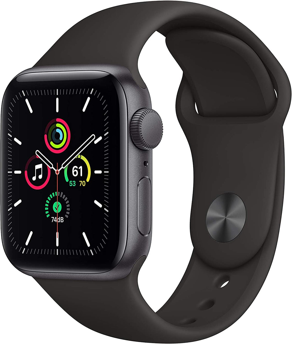 Space Gray Aluminum Case with Black Sport Band F86533