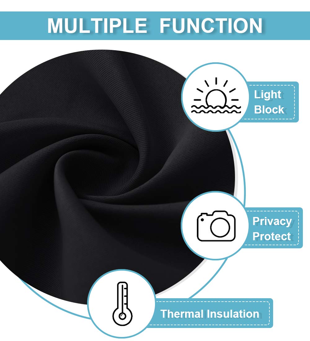 Blackout French Door Curtain 1 Panel X61736