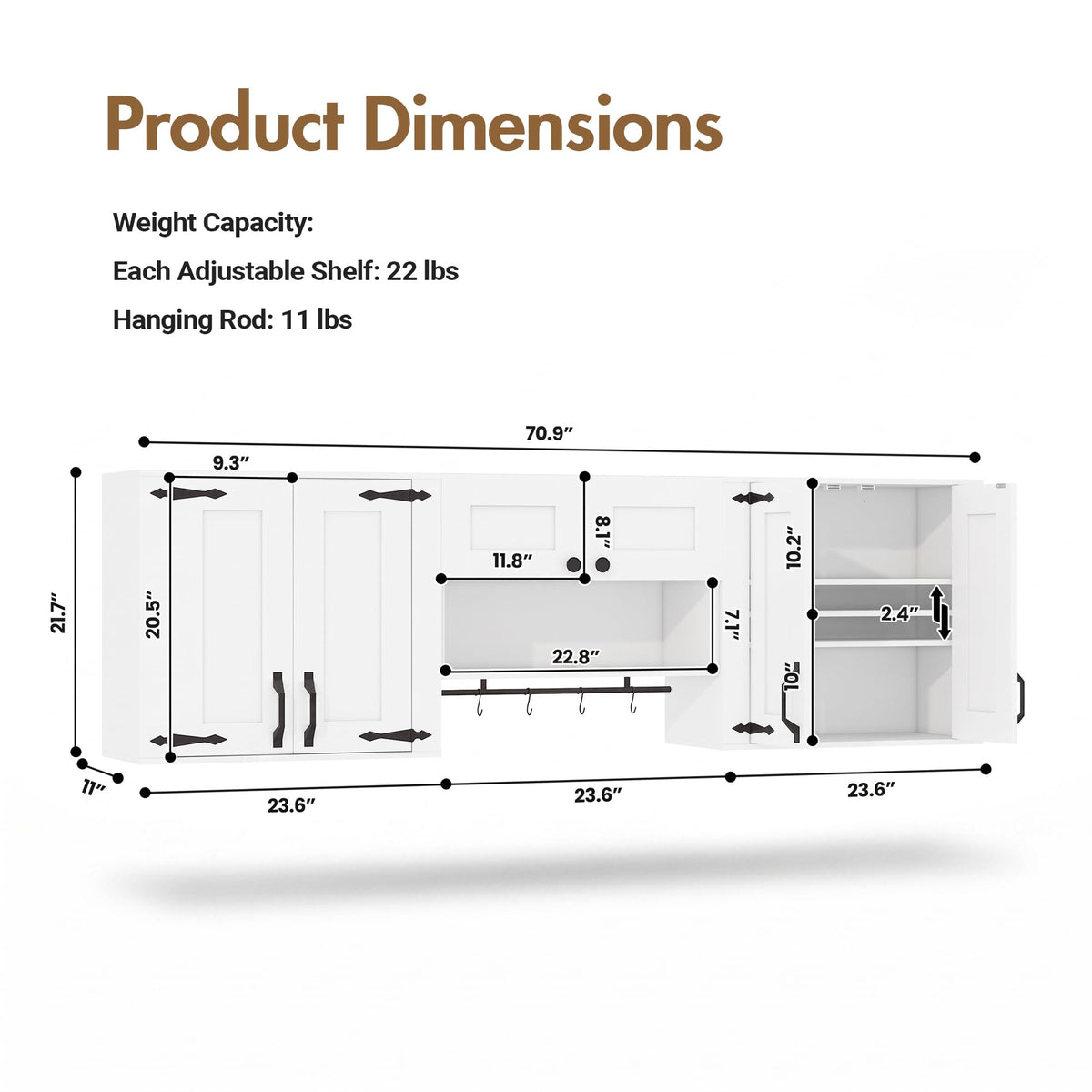 Wall Mounted Laundry Room Cabinet Set K462