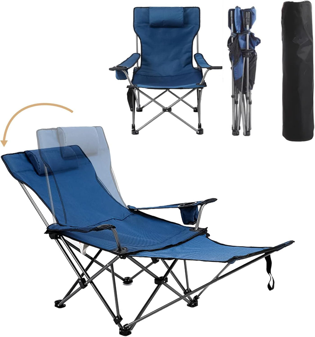 Zero Gravity Reclining Folding Chair with Footrest Cup Holder P5204
