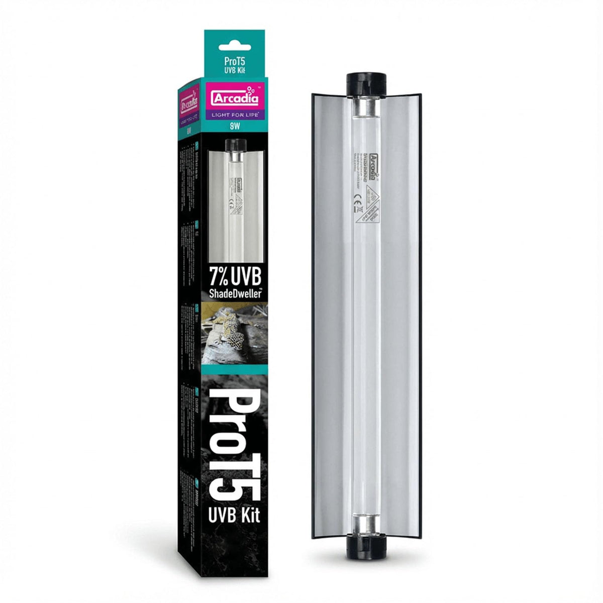 12" 8 Watts 7% UVB Reptile Light Fixture Kit X57914