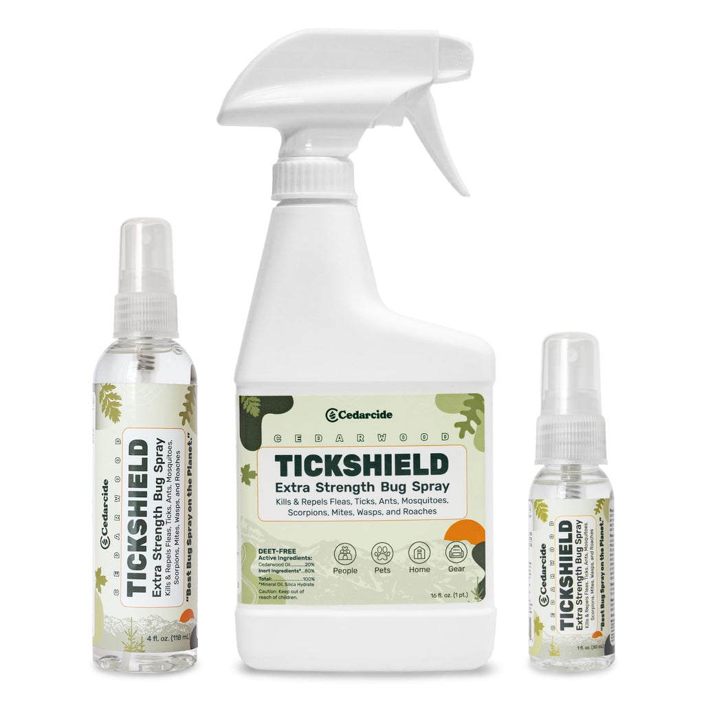 Cedar Oil Spray for Ticks, Fleas, Chiggers & Mosquitoes B271