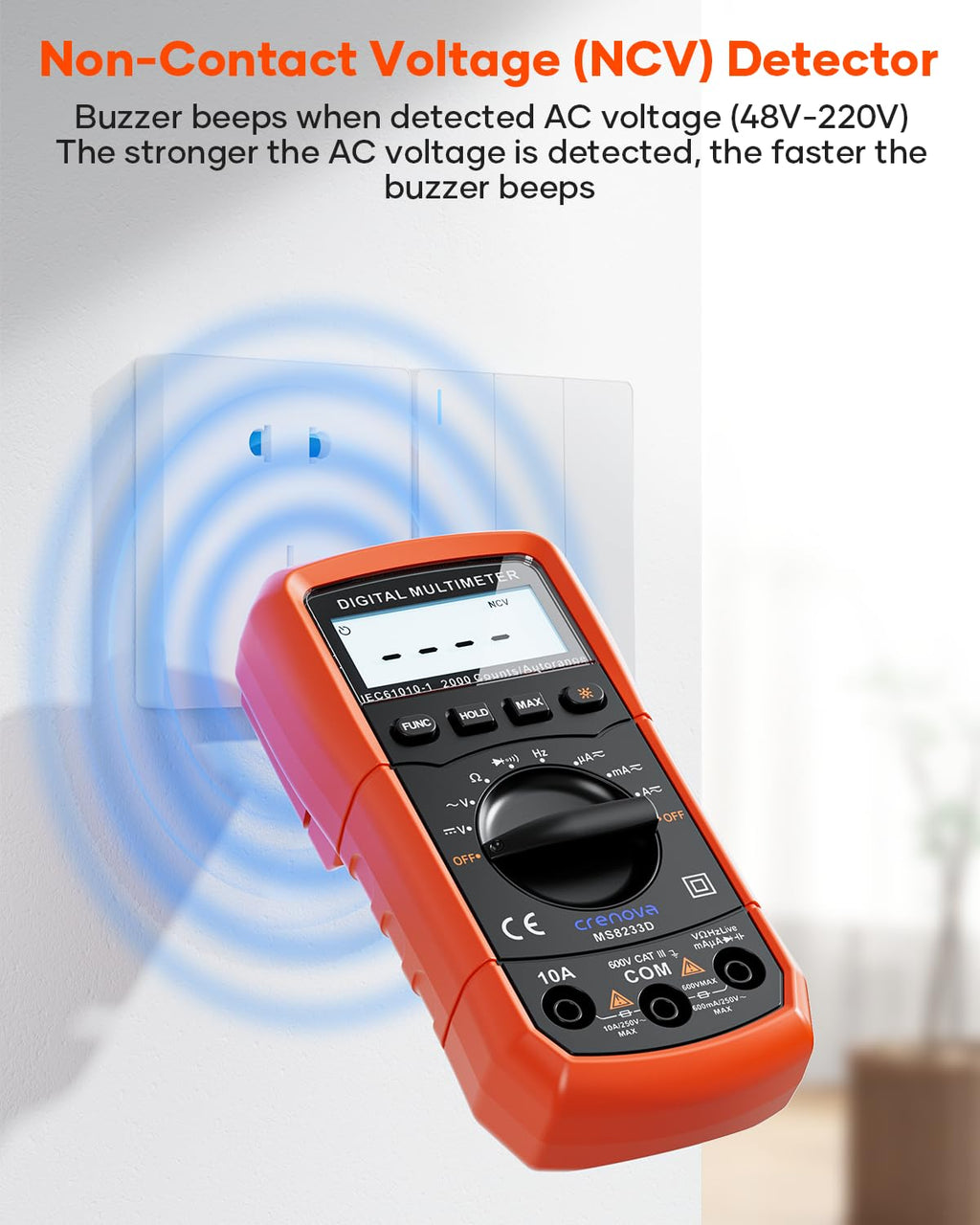 Auto-Ranging Multimeter TRMS 6000 Counts N5504