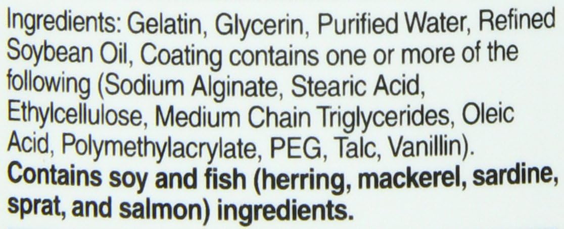 Fish Oil 1000 Mg Enteric Coated Softgels Q571431