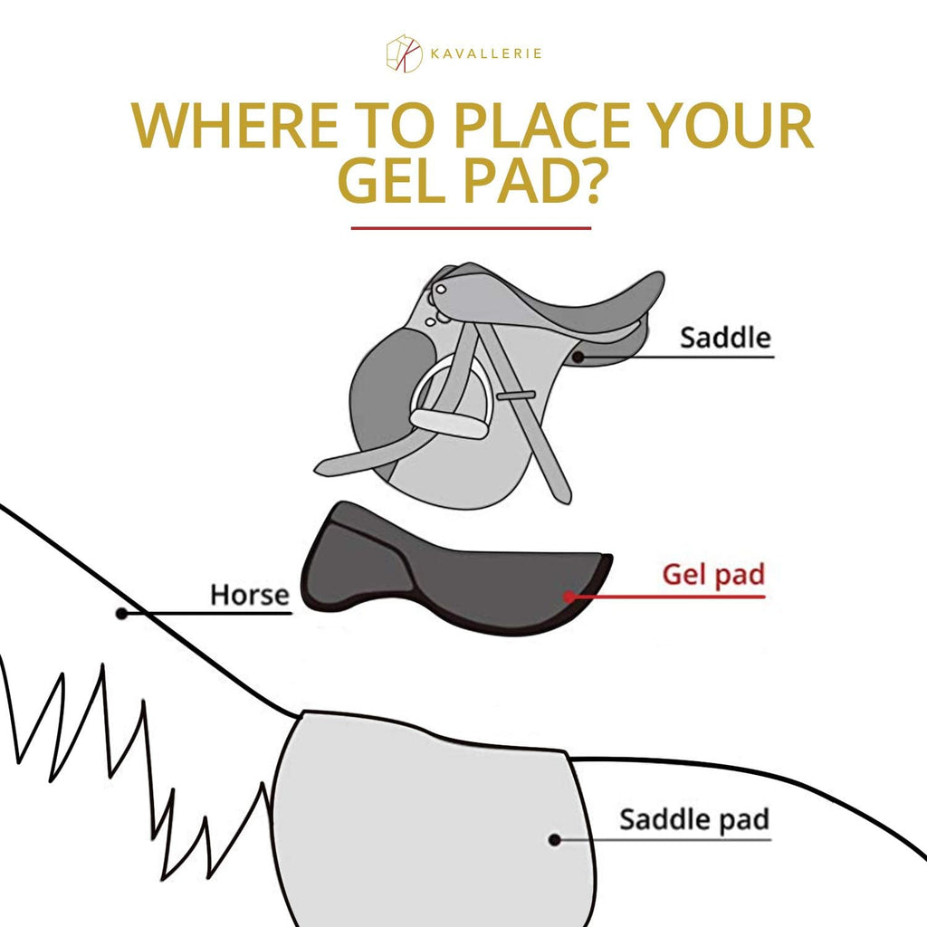 Gel English Saddle Pad C769766