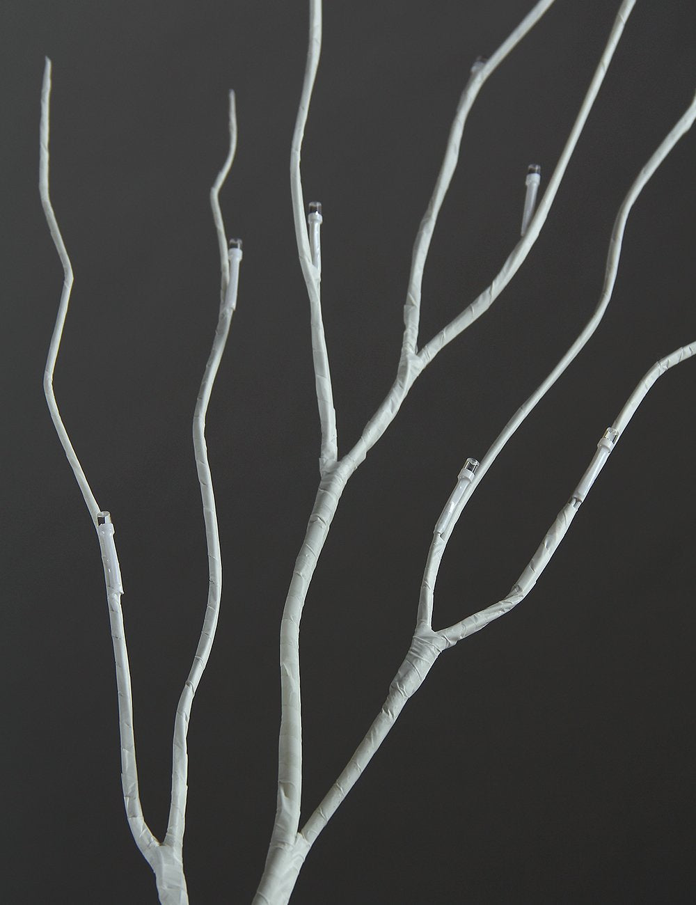 8FT 132 LED Birch Tree Warm White C6894