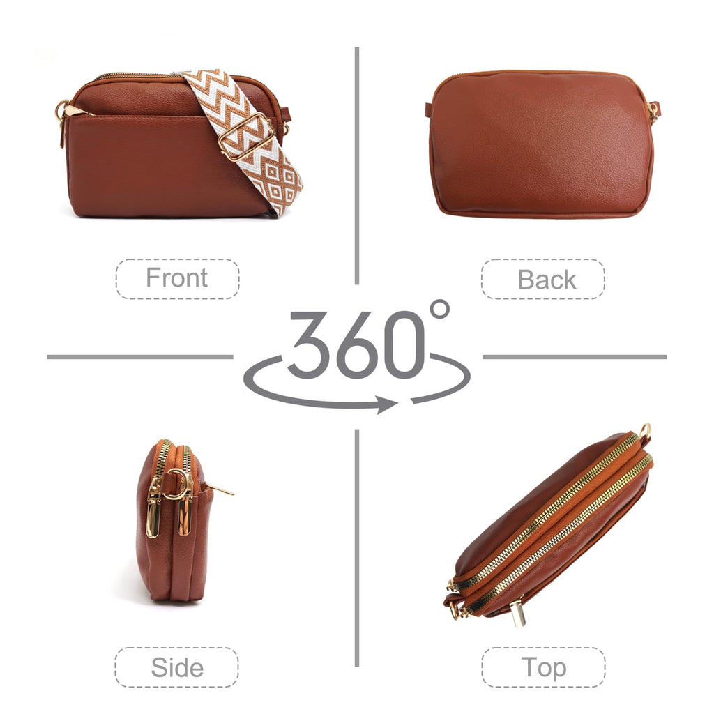 Mini Crossbody Bag Vegan Leather Sling Purse I661486