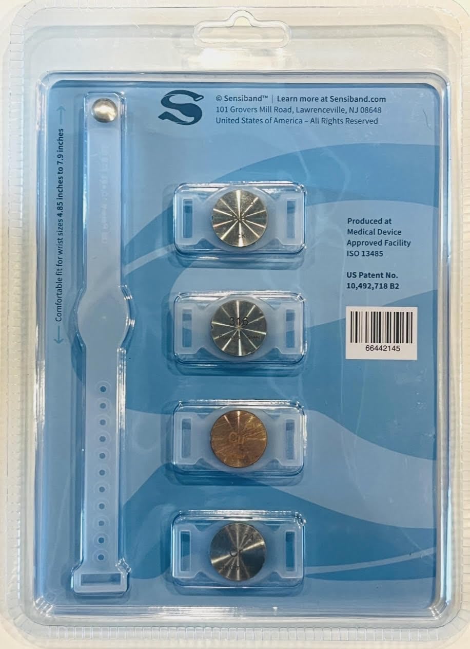 Metal Allergy Test Band for Piercings and Jewelry M9256
