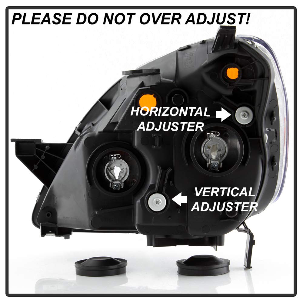 Black Headlights Replacement Pair Set H25691