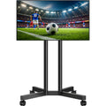 Dual-Pole Rolling TV Stand for 32-75 inch TVs V74117