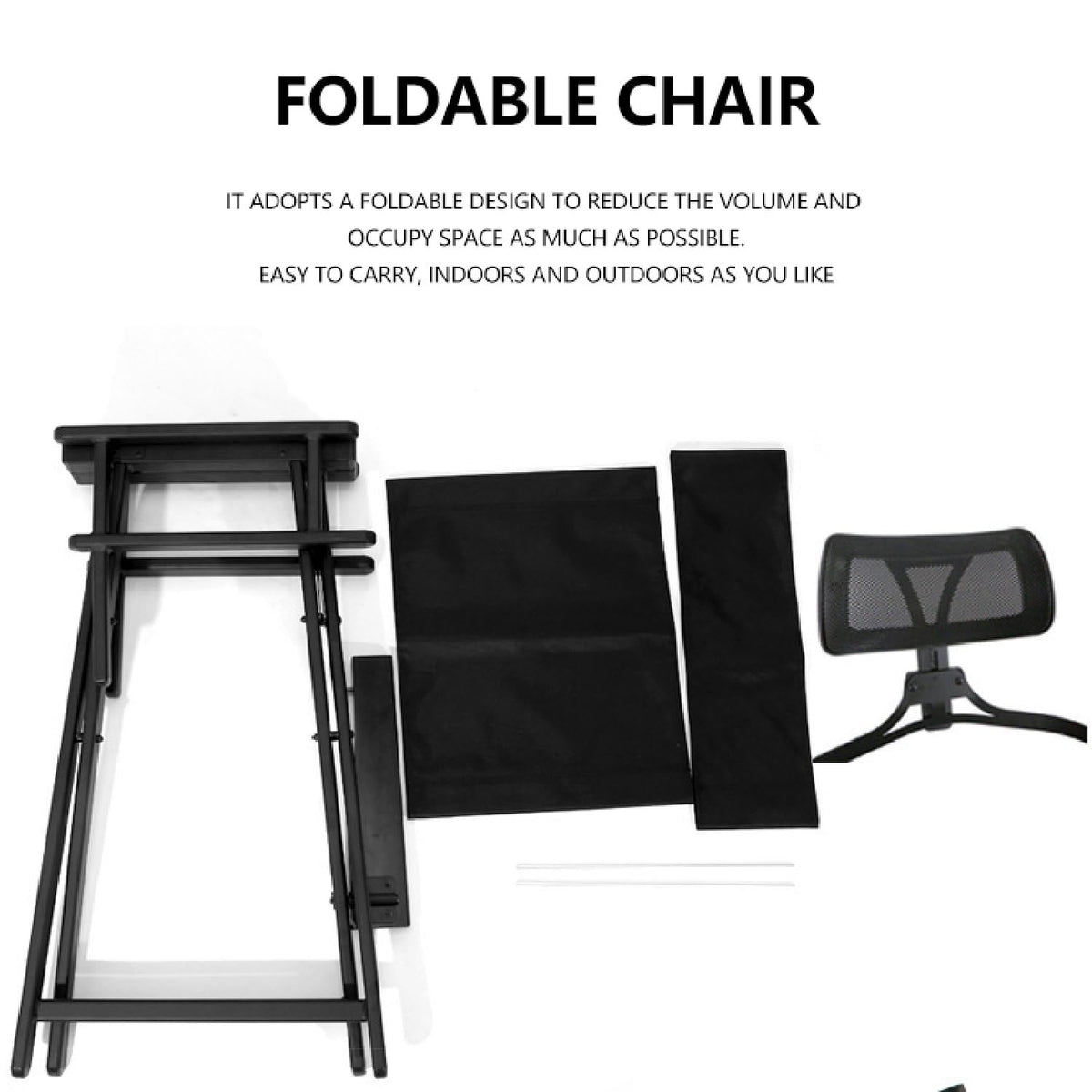 Extra Tall Foldable Makeup Artist Stool Chair E7713