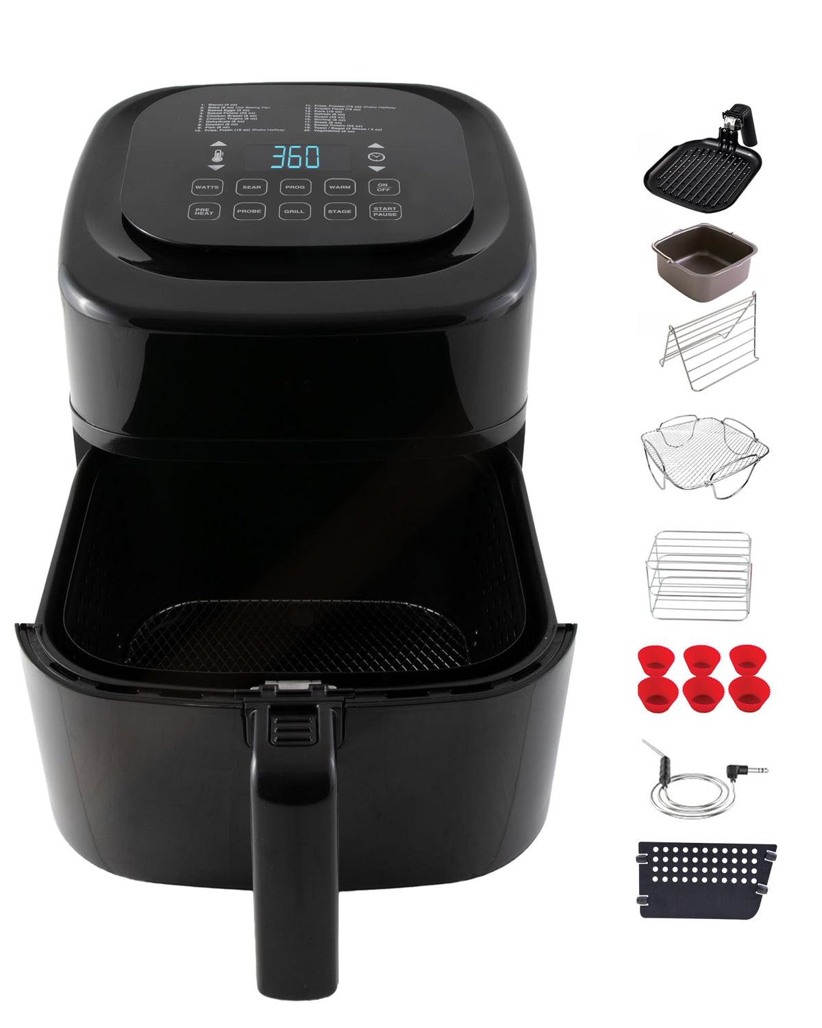 10-in-1 Air Fryer with Smart Probe U51058