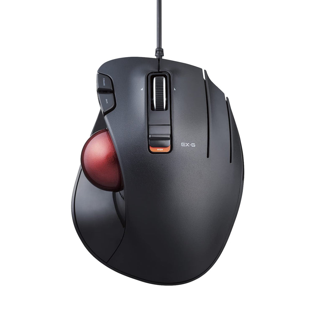 Wired Ergonomic Thumb Control Trackball Mouse G956860