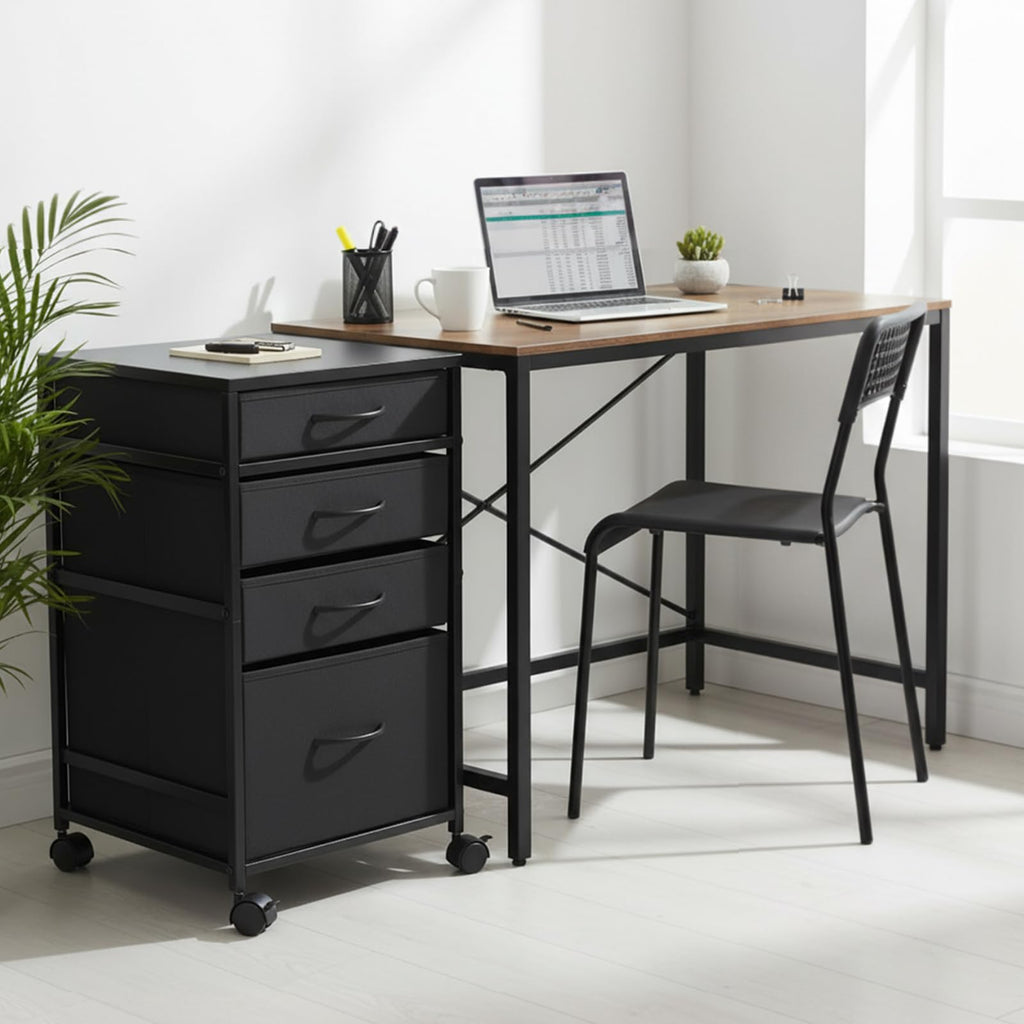 4 Drawer Rolling File Cabinet with Wheels O77566