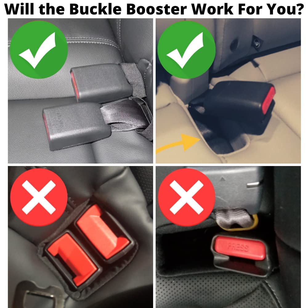 Seat Belt Buckle Booster Yellow BPA Free 2 E805363