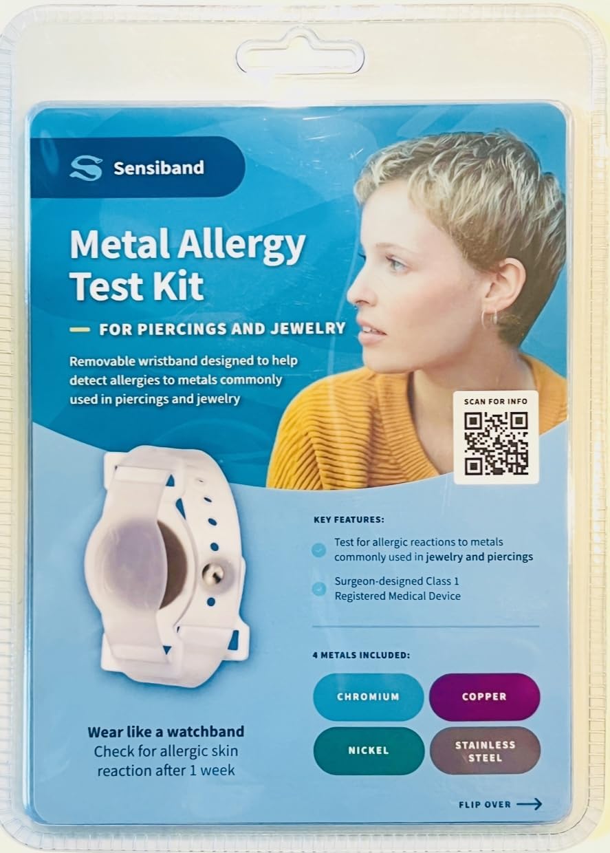 Metal Allergy Test Band for Piercings and Jewelry M9256