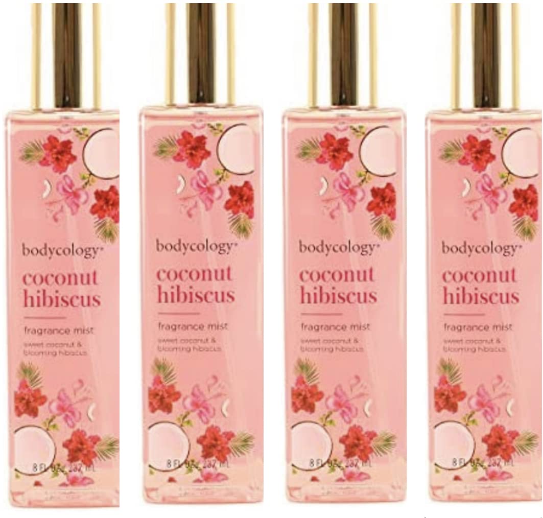 Coconut Hibiscus Fragrance Mist 8 Ounce Pack of 4 Z7998
