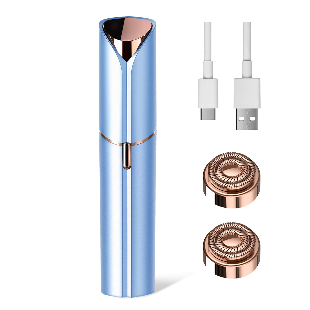 Facial Hair Remover with 2 Replacement Heads A503