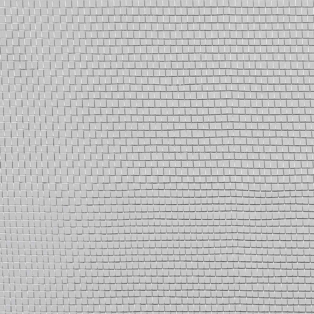 Aluminum Mesh Screen 39.4x196.9 Inches Silver M390