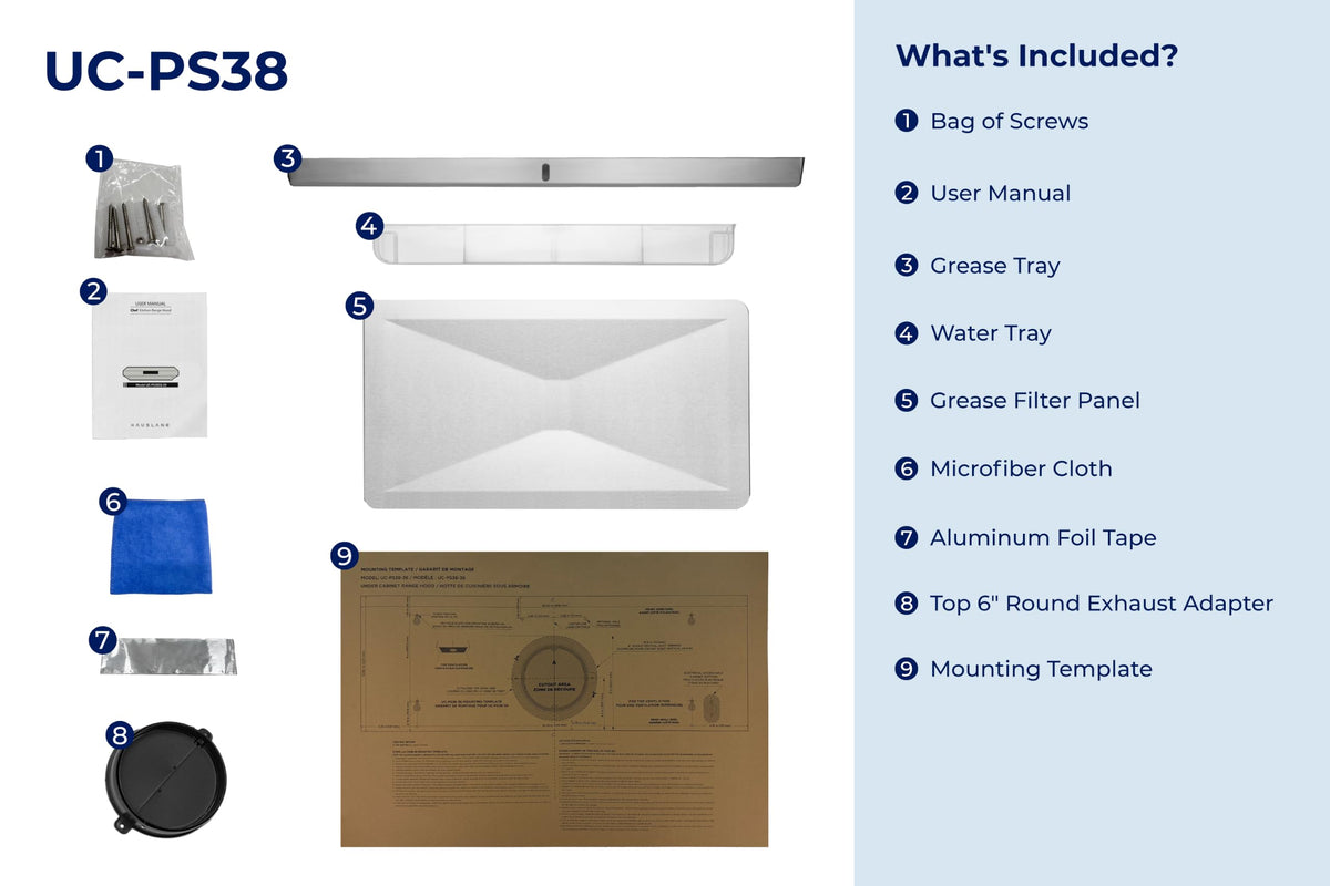 30 Inch Ducted Under Cabinet Range Hood P63800