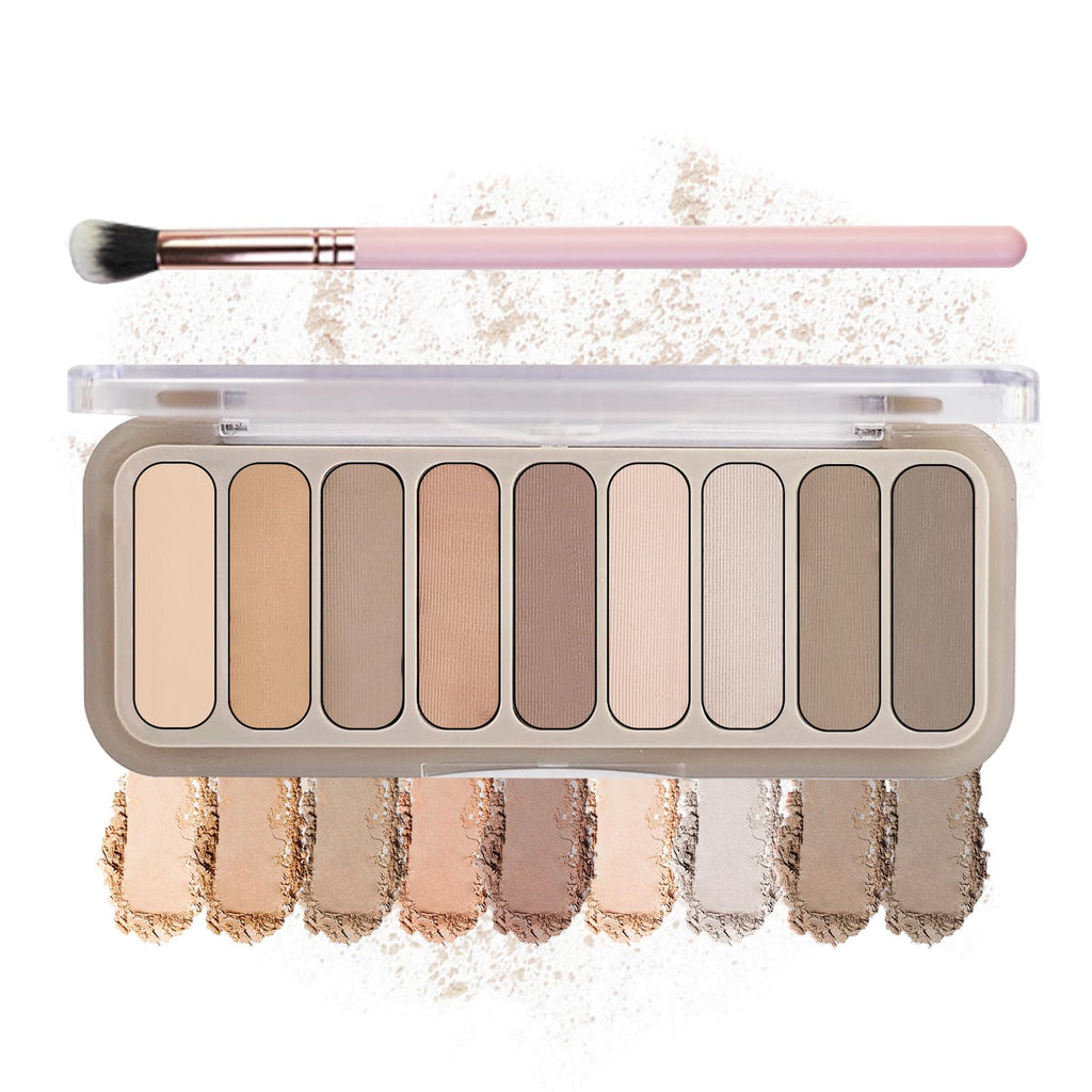 Matte Naked Eyeshadow Palette with Brush U1815