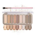 Matte Naked Eyeshadow Palette with Brush U1815