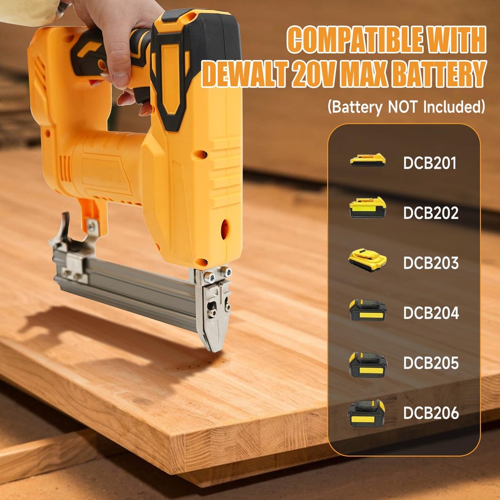 Cordless 2-in-1 Brad Nailer/Stapler Kit with 1000 Straight Nails, 500 U Nails N319789