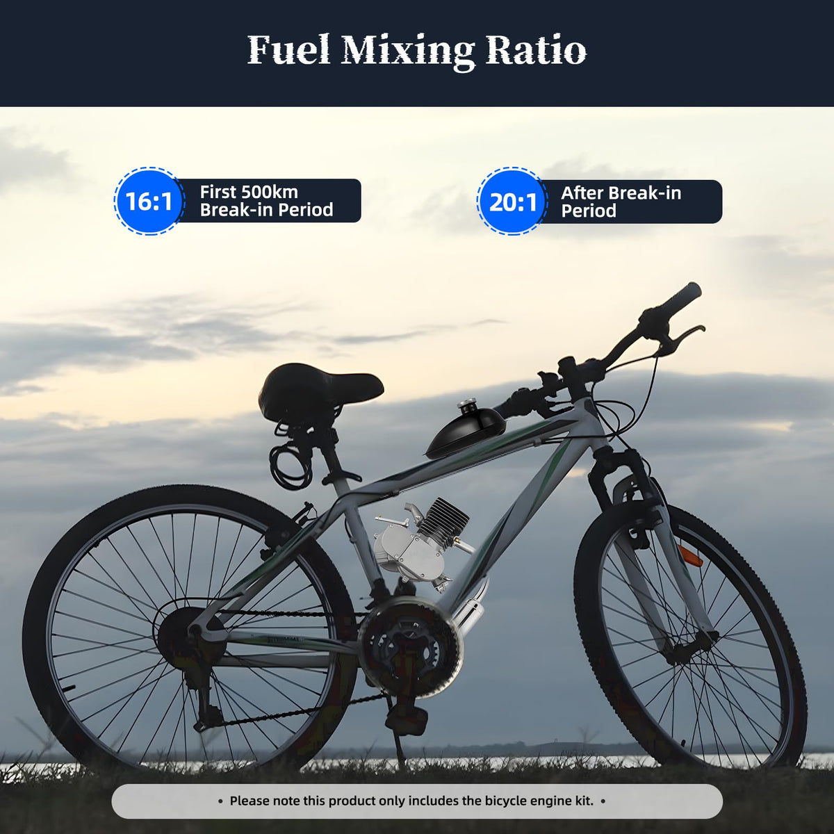 2 Stroke 100cc Bicycle Engine Kit Q245
