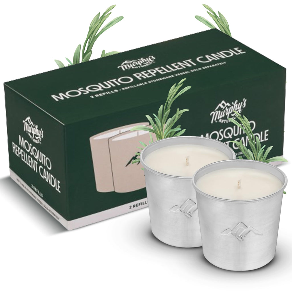 Mosquito Repellent Candle Refills 9 oz Pack of 2 A3231