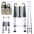 20.34 FT Aluminum Telescoping Extension Ladder 330lbs Capacity F963