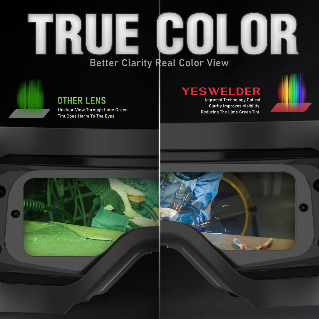 Auto-Darkening Welding Goggles with Mask E662