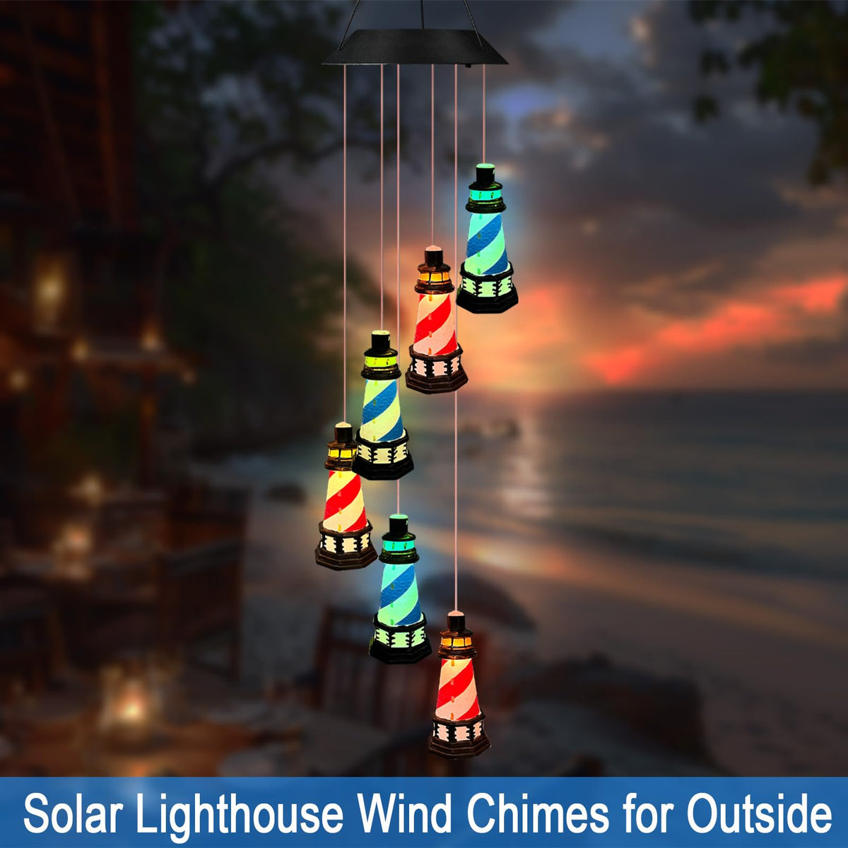 Color Changing LED Wind Chimes E213264