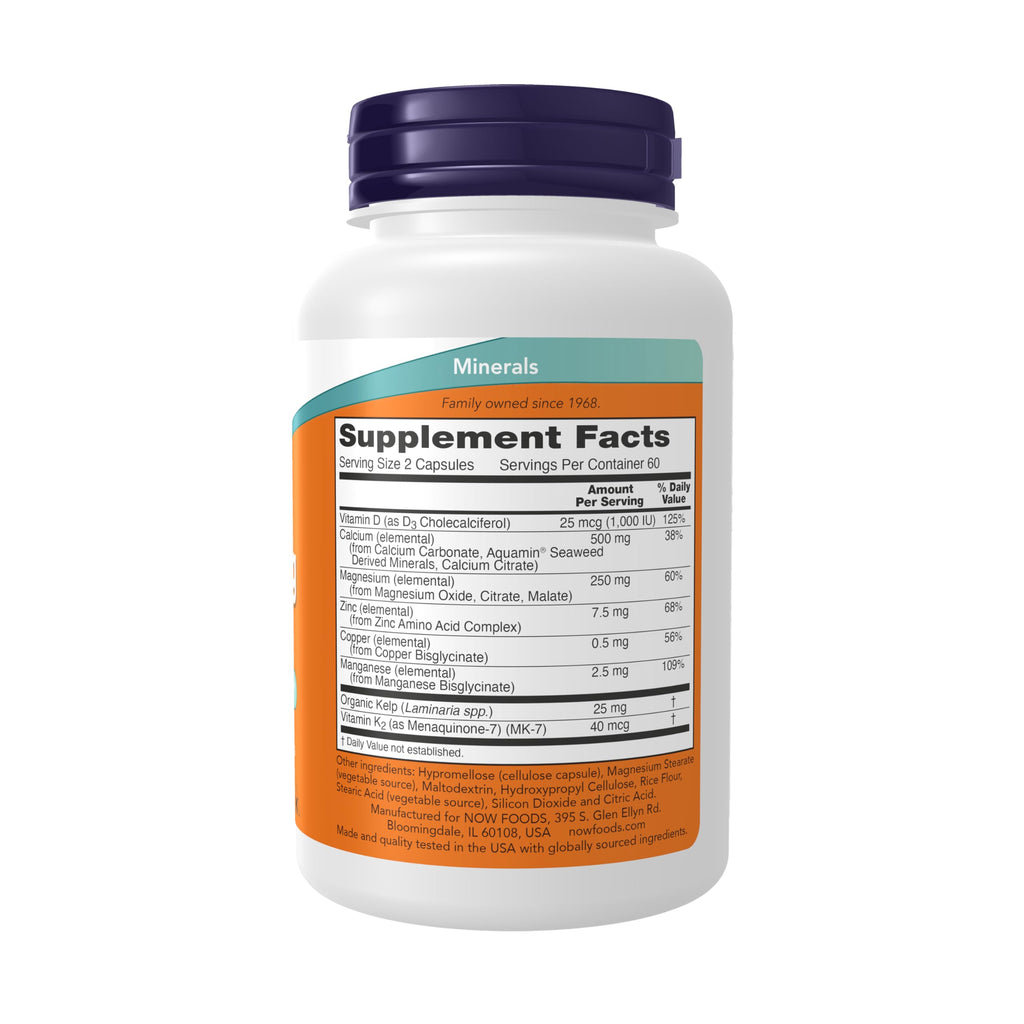 Cal-Mag Caps with Vitamin D and Minerals, 120 Veg Caps W107