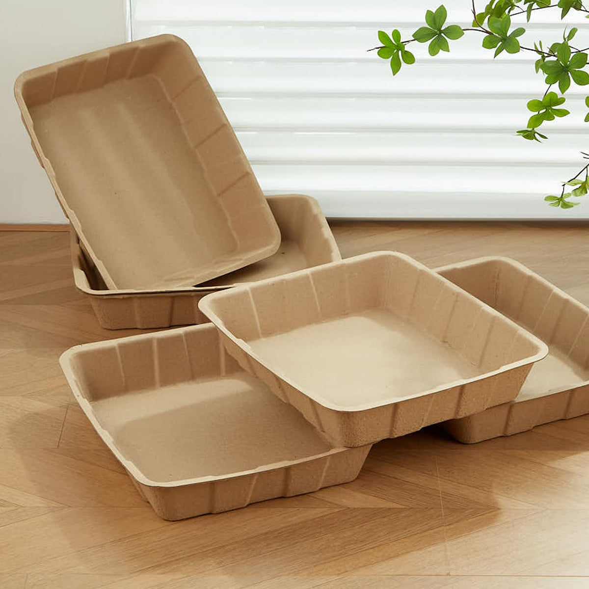 Disposable Cardboard Cat Litter Boxes 5 Pack K361
