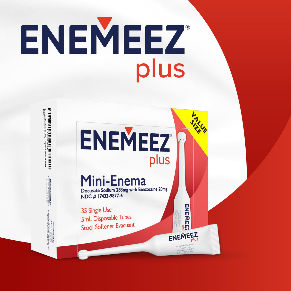 Docusate Sodium Benzocaine Mini Enema 35 Count P795