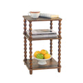 Small 3-Tier Side Table with Shelf X985615