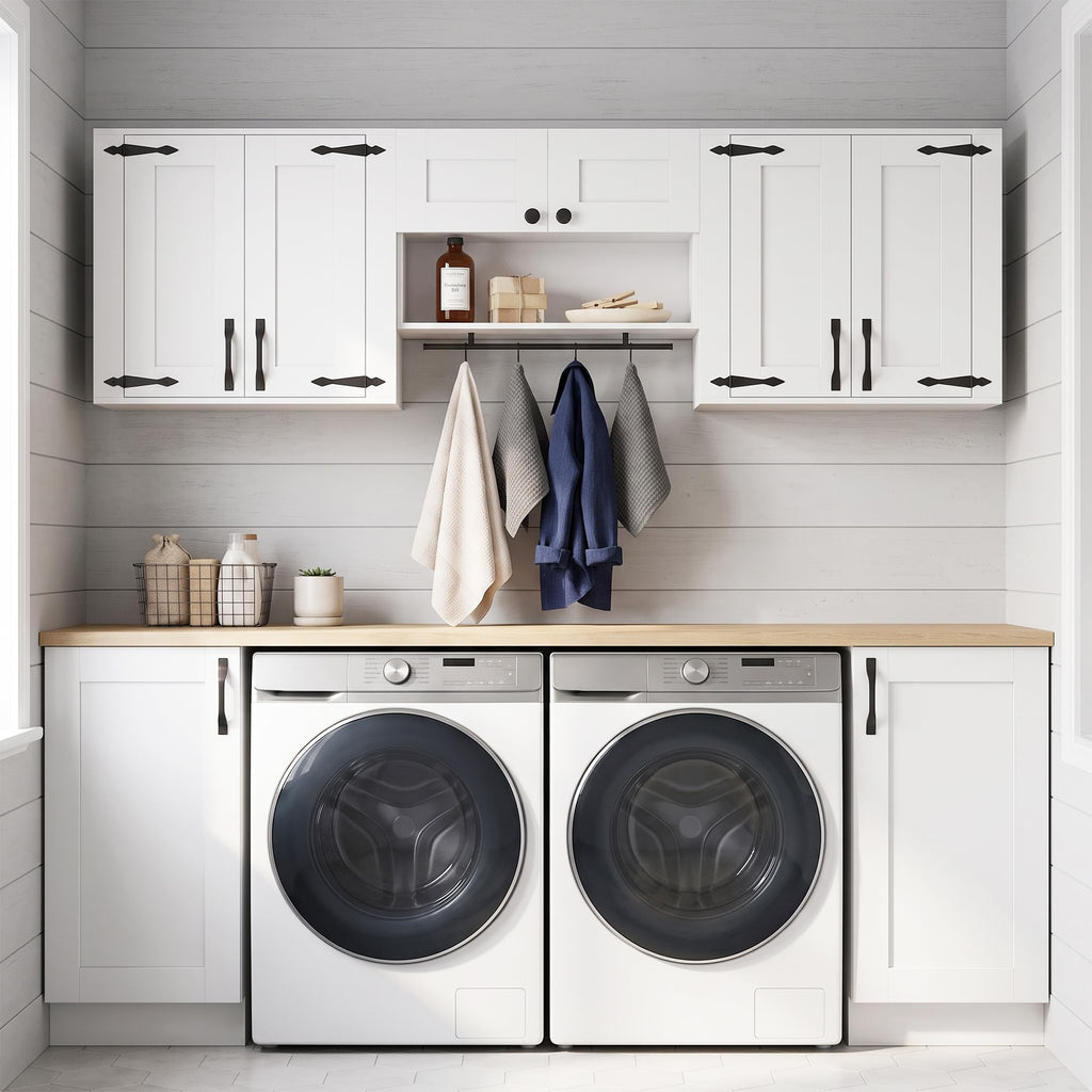 Wall Mounted Laundry Room Cabinet Set K462