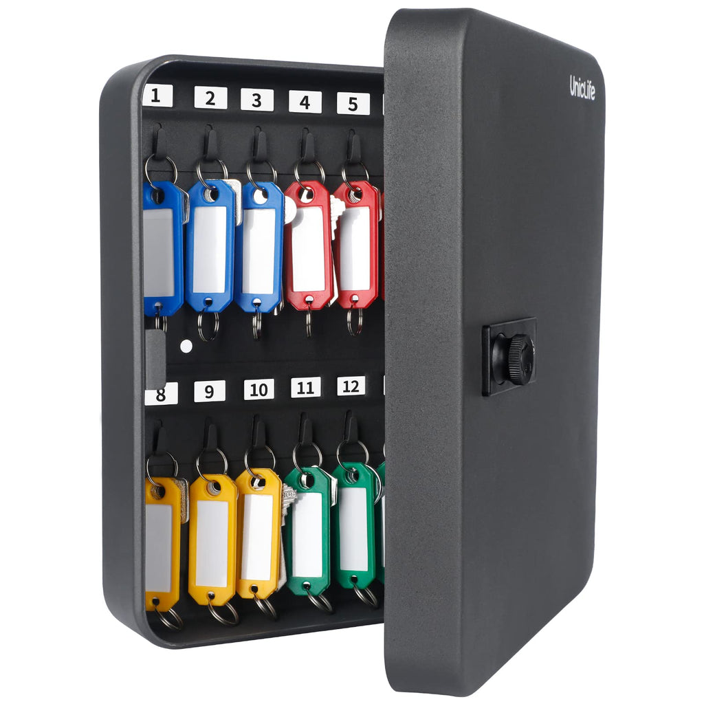 Black Steel Key Cabinet with Combination Lock K19013