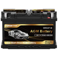 Group Size 48 AGM Car Battery, 12V 70 AH, 800 CCA O821589