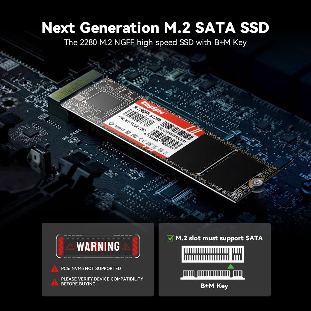 512GB M.2 SATA III 2280 SSD N310