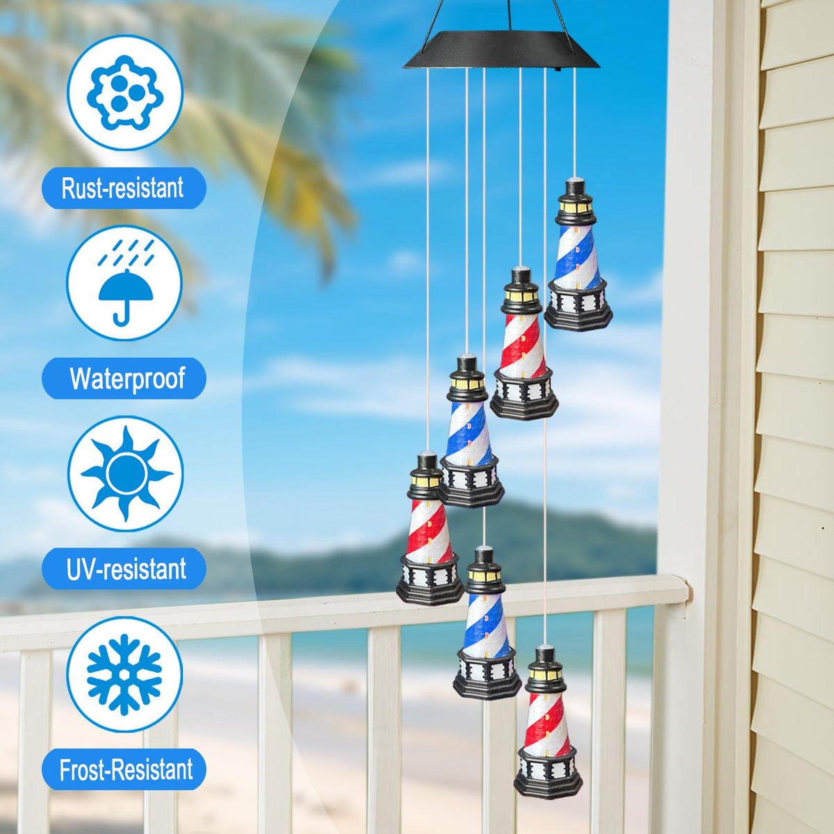 Color Changing LED Wind Chimes E213264
